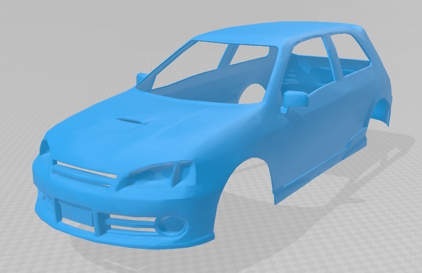 🚗 Toyota Starlet Glanza Printable Body Car・ STL File for